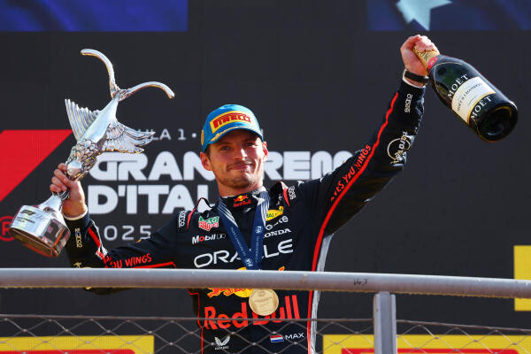Max Verstappen wint de F1 Grand Prix van Italië in 2025