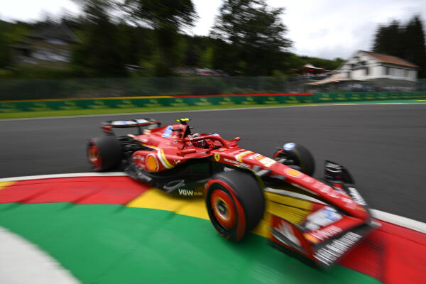 Carlos Sainz GP belgië kwalificatie 2024