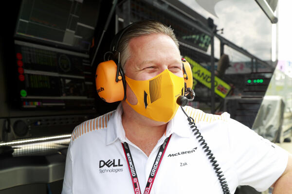 Zak Brown tijdens Grand Prix Stiermarken 2021