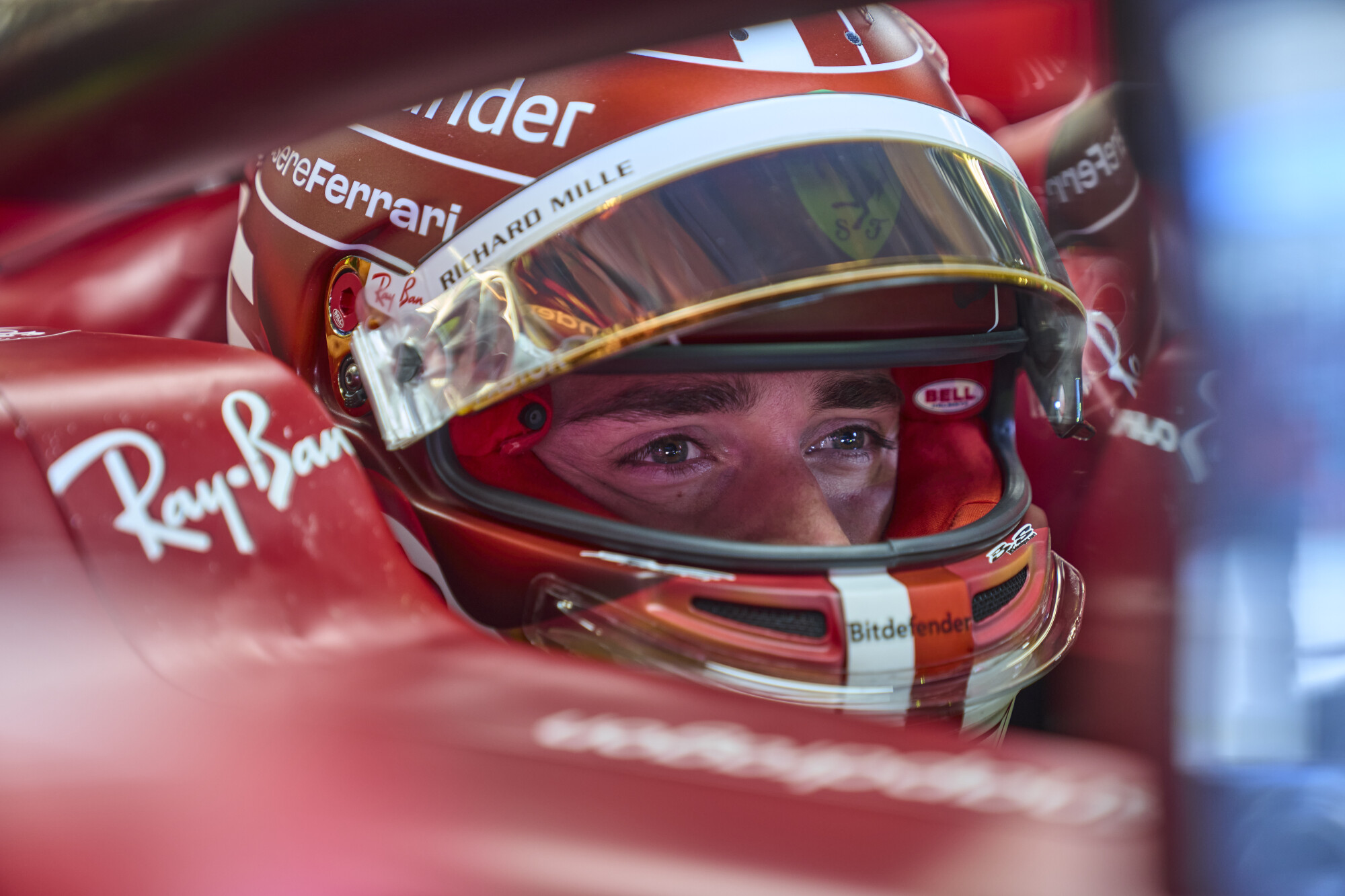 Charles Leclerc Ferrari Austin zaterdag
