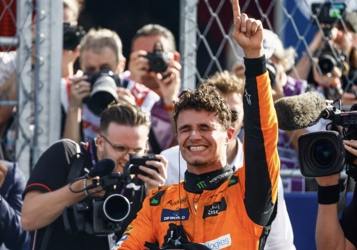 Lando Norris overwinning Miami