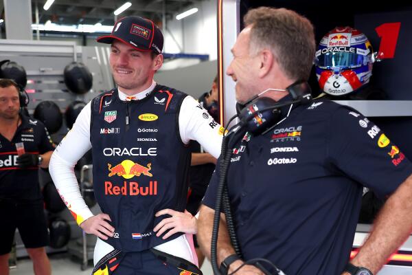 Max Verstappen Christian Horner Jeddah 2025