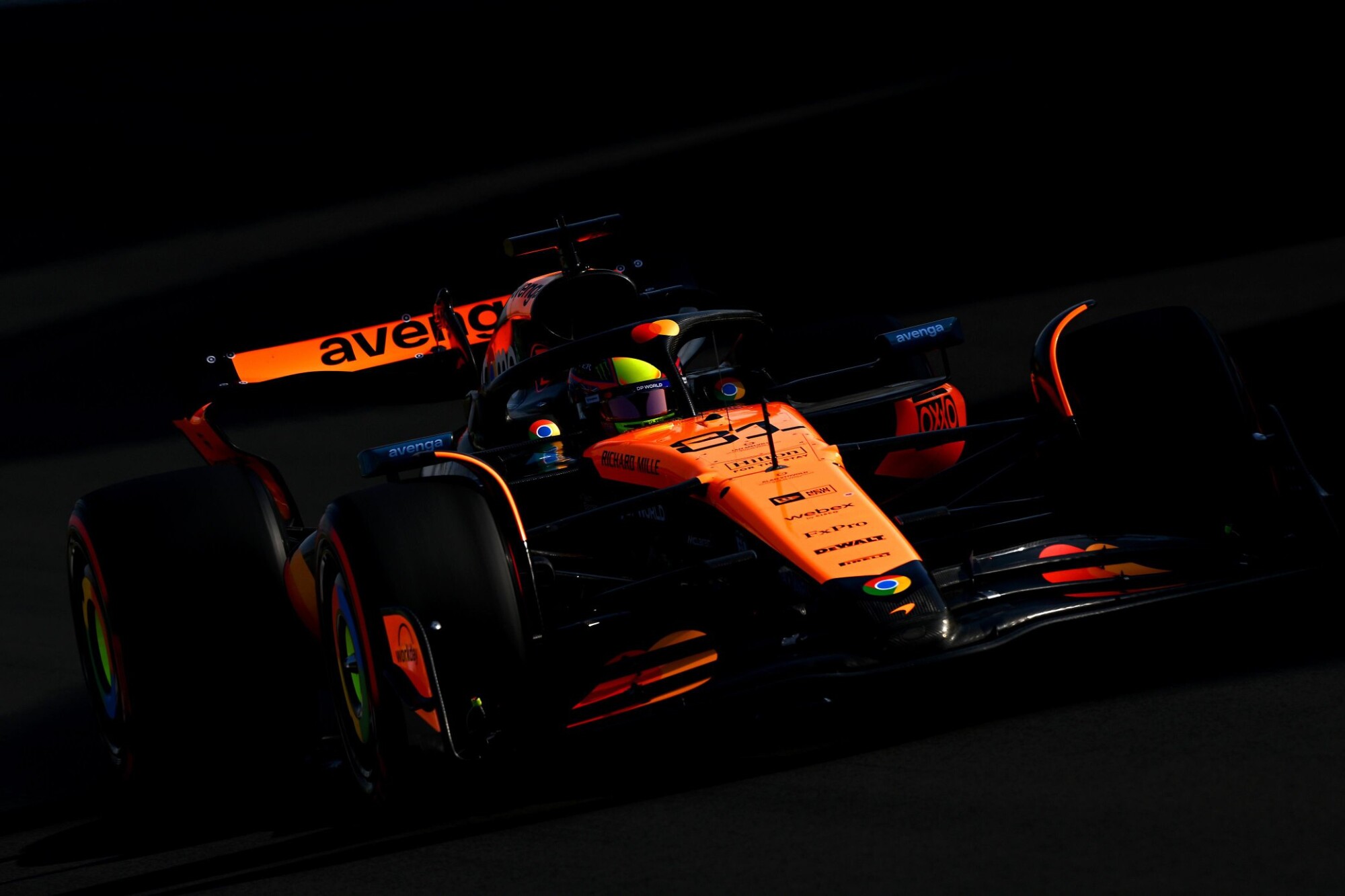 Auto Piastri China zaterdag 2025