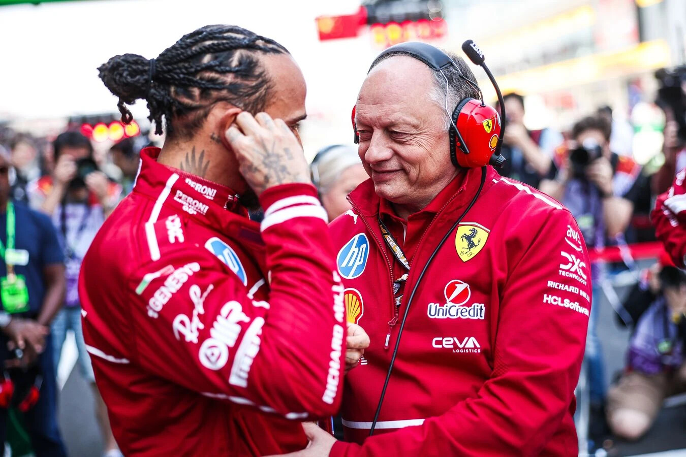 Fred Vasseur Lewis Hamilton