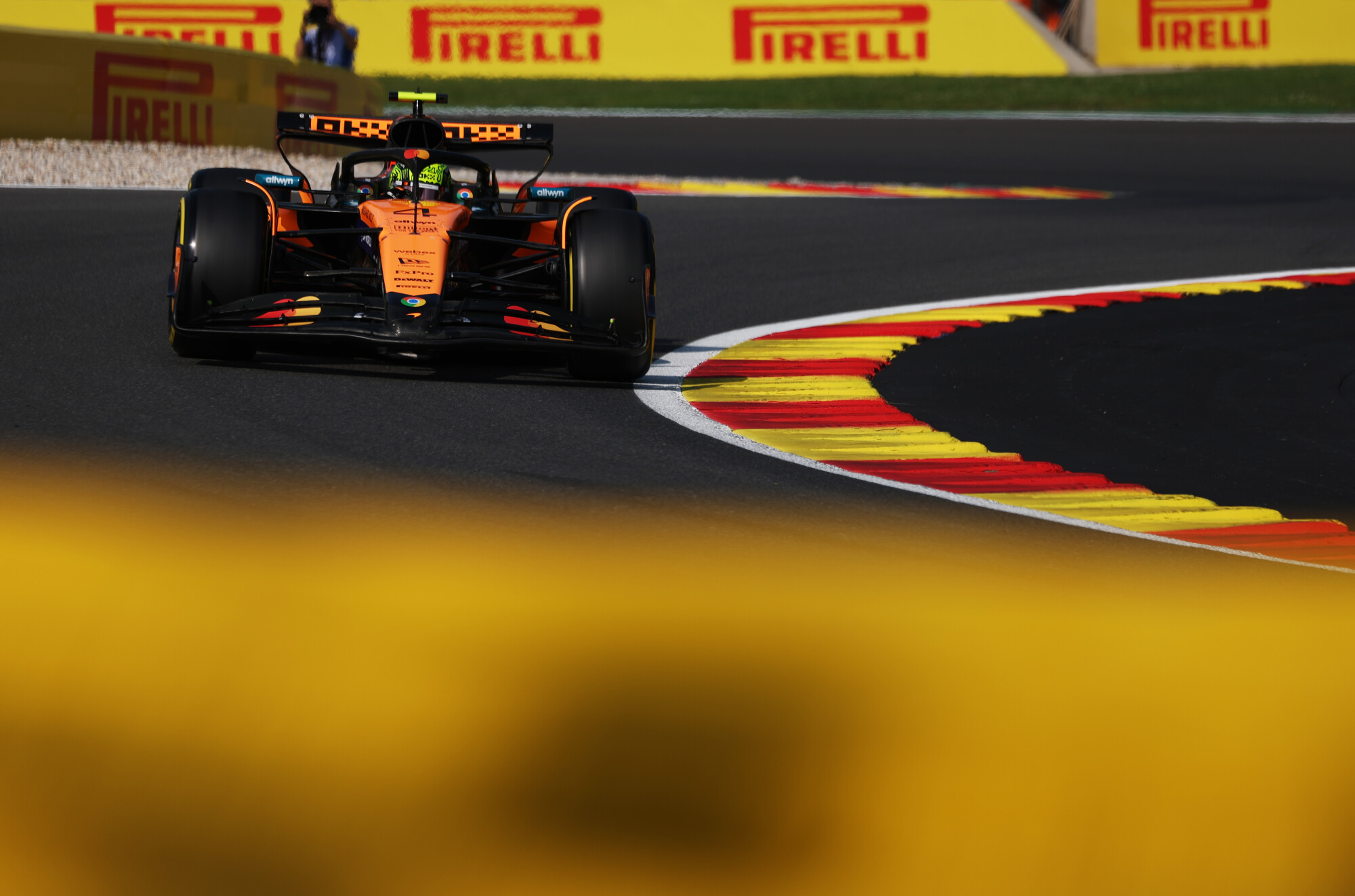 lando norris pole spa 2025