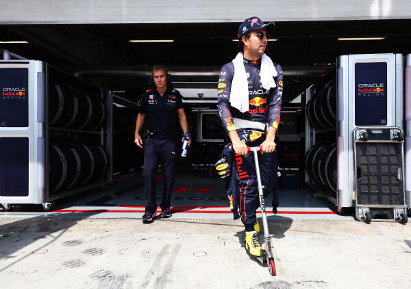 Sergio Pérez op step Brazilië 2022