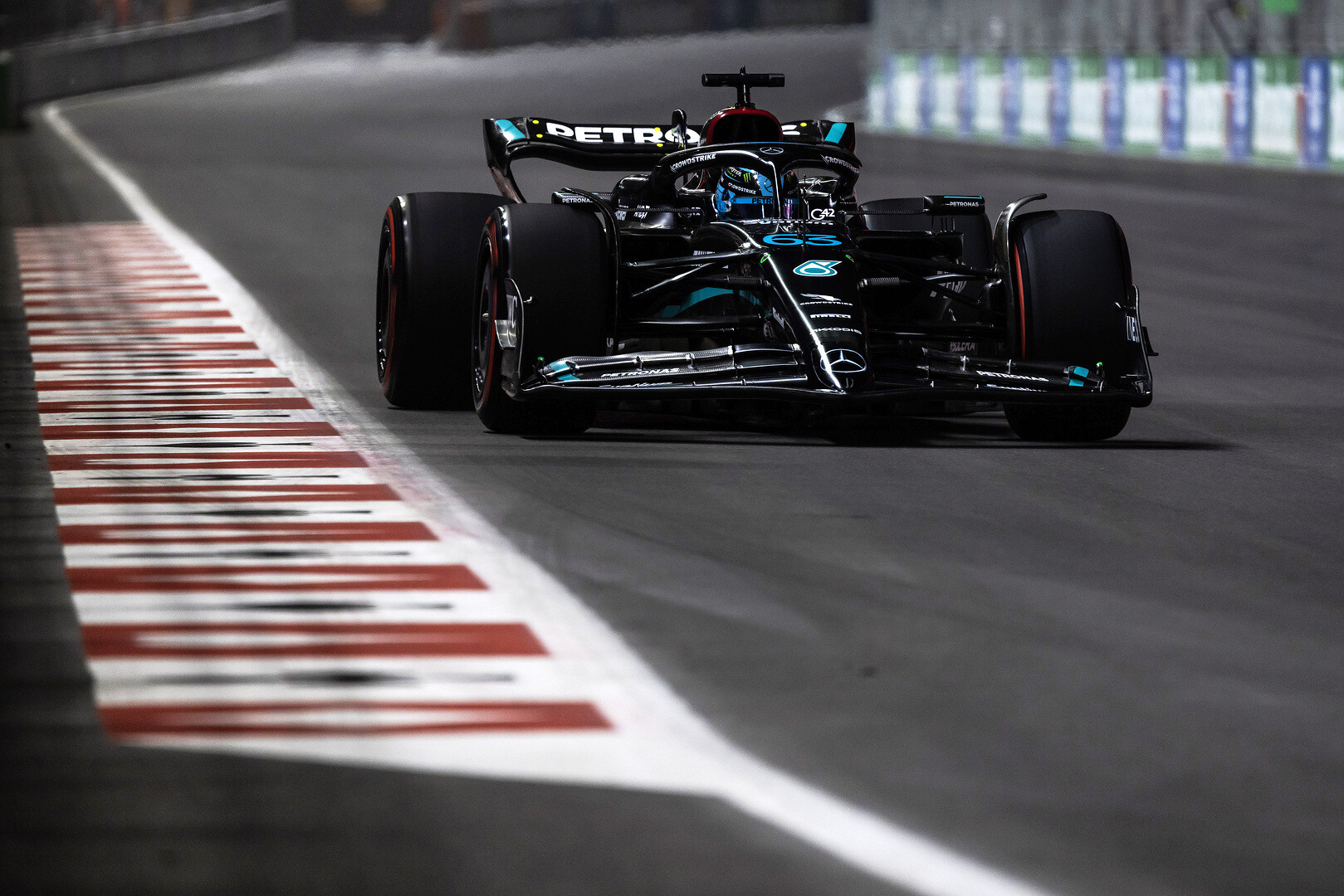 George Russell Mercedes Las Vegas 2023