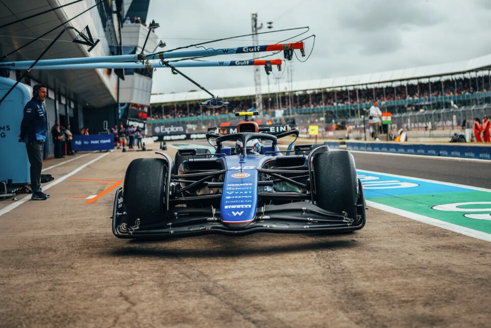 Colapinto Williams Silverstone FP1