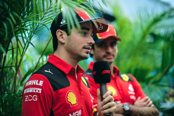 Leclerc vrijdag Brazilië 2023