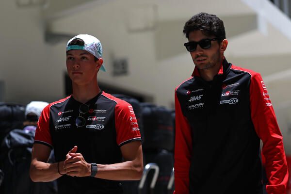 Esteban Ocon Oliver Bearman Miami 2025