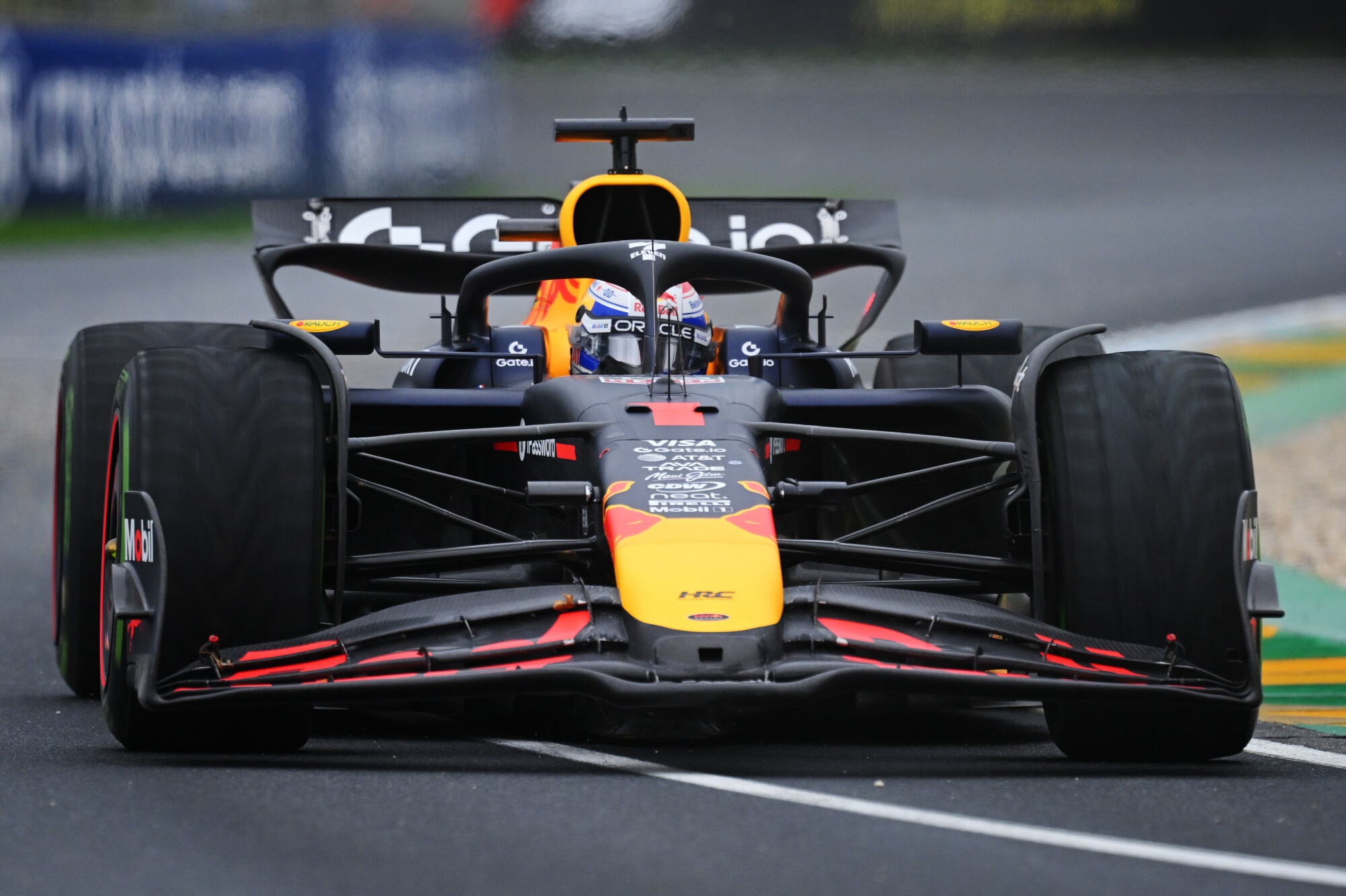 Max Verstappen tijdens GP Australië 2025