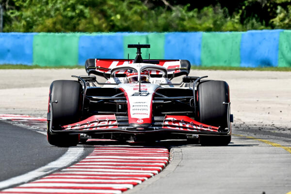 haas Kevin Magnussen zaterdag Hongarije