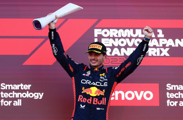 Max Verstappen.podium.Japan.2023