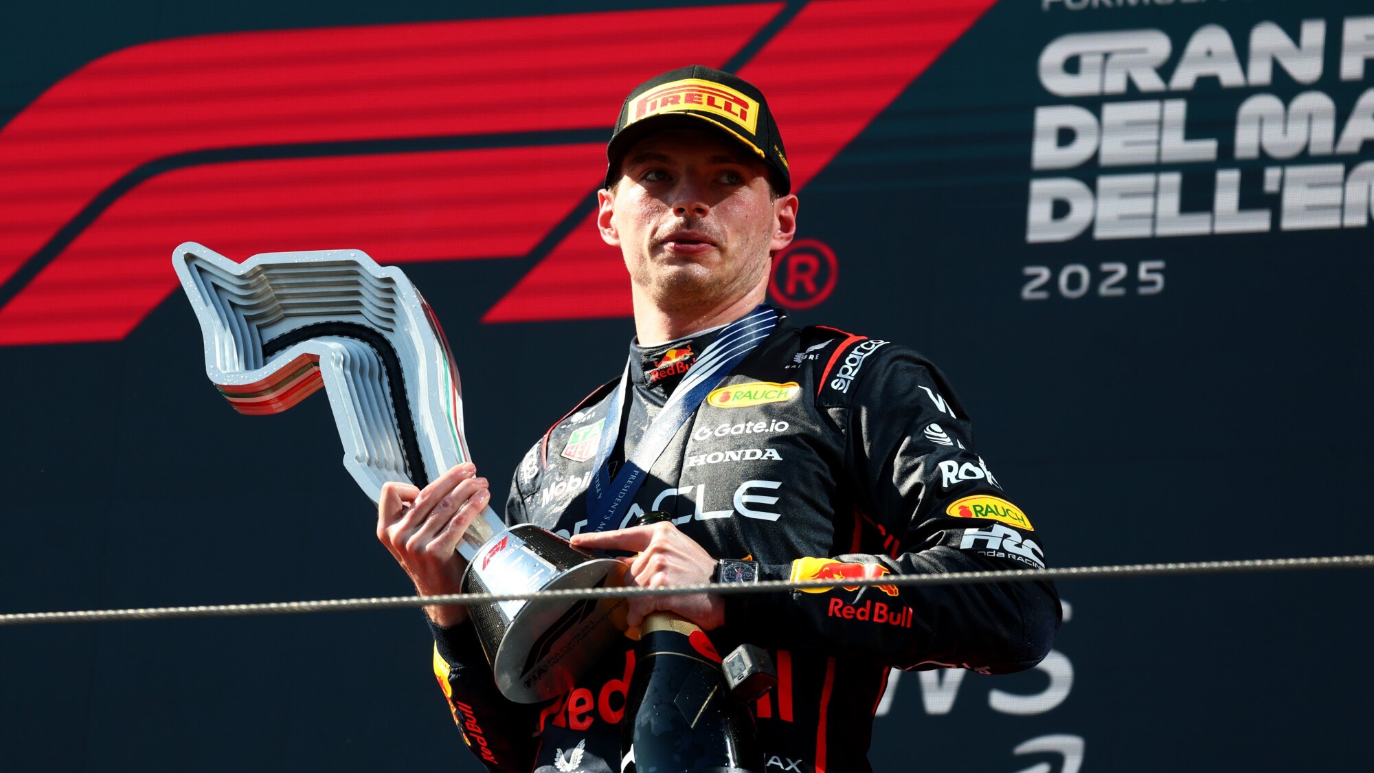 Max Verstappen winst Imola 2025