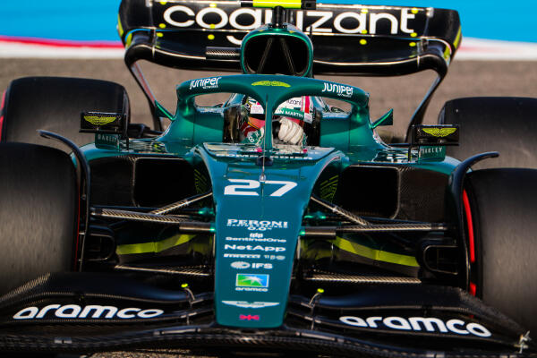 Nico Hülkenberg op de baan kwalificatie Bahrein 2022