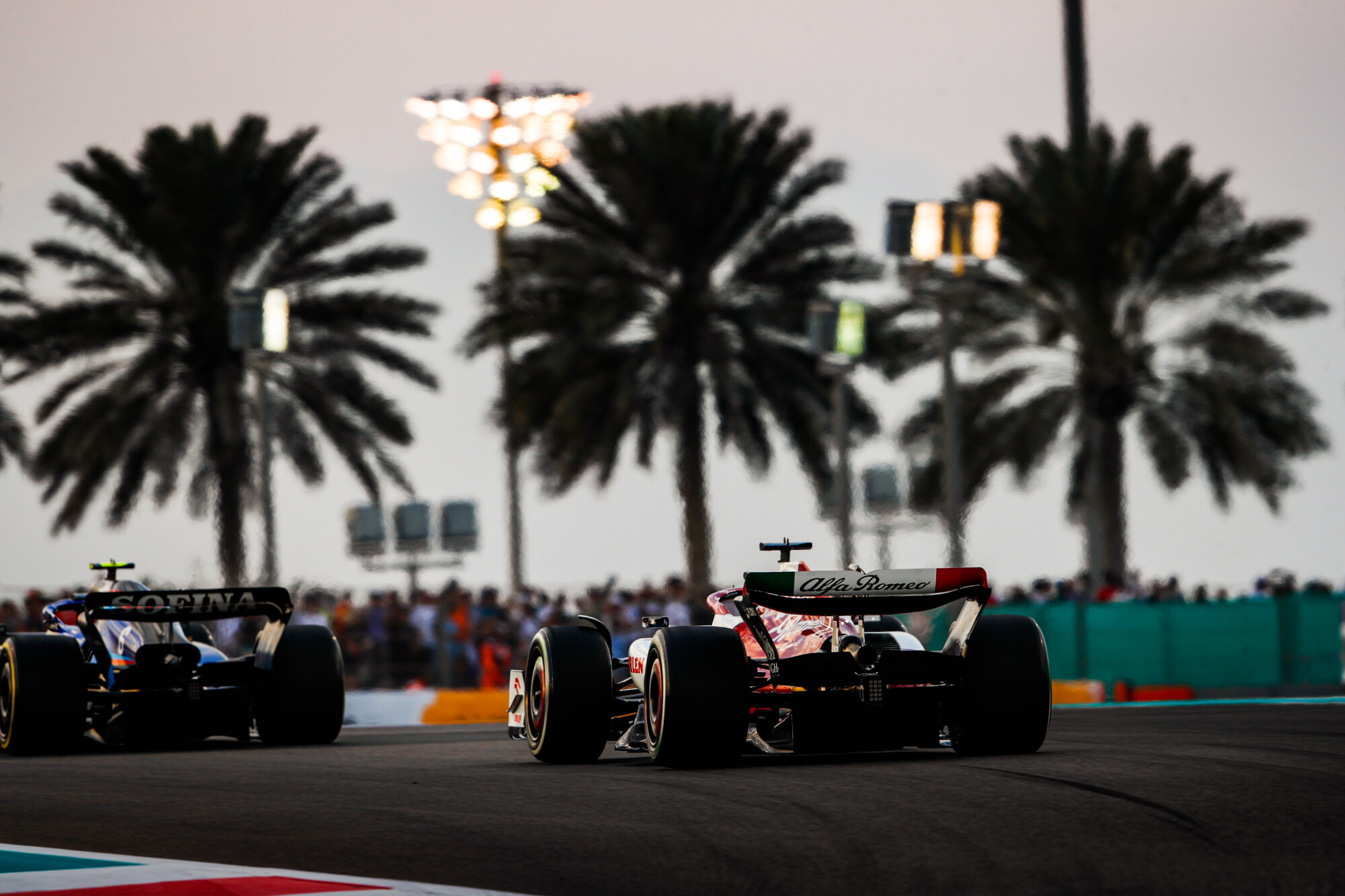 Valtteri Bottas zondag Abu Dhabi 2022