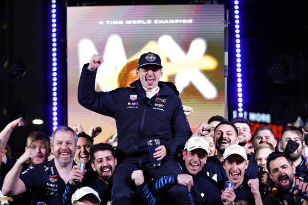 Max Verstappen wereldkampioen Las Vegas 2024
