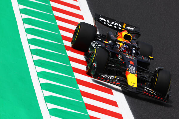Max Verstappen derde vrije training Japan