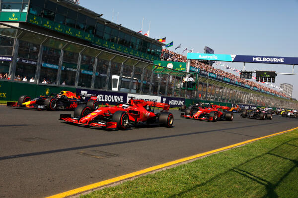 GP Australië 2019 start - header