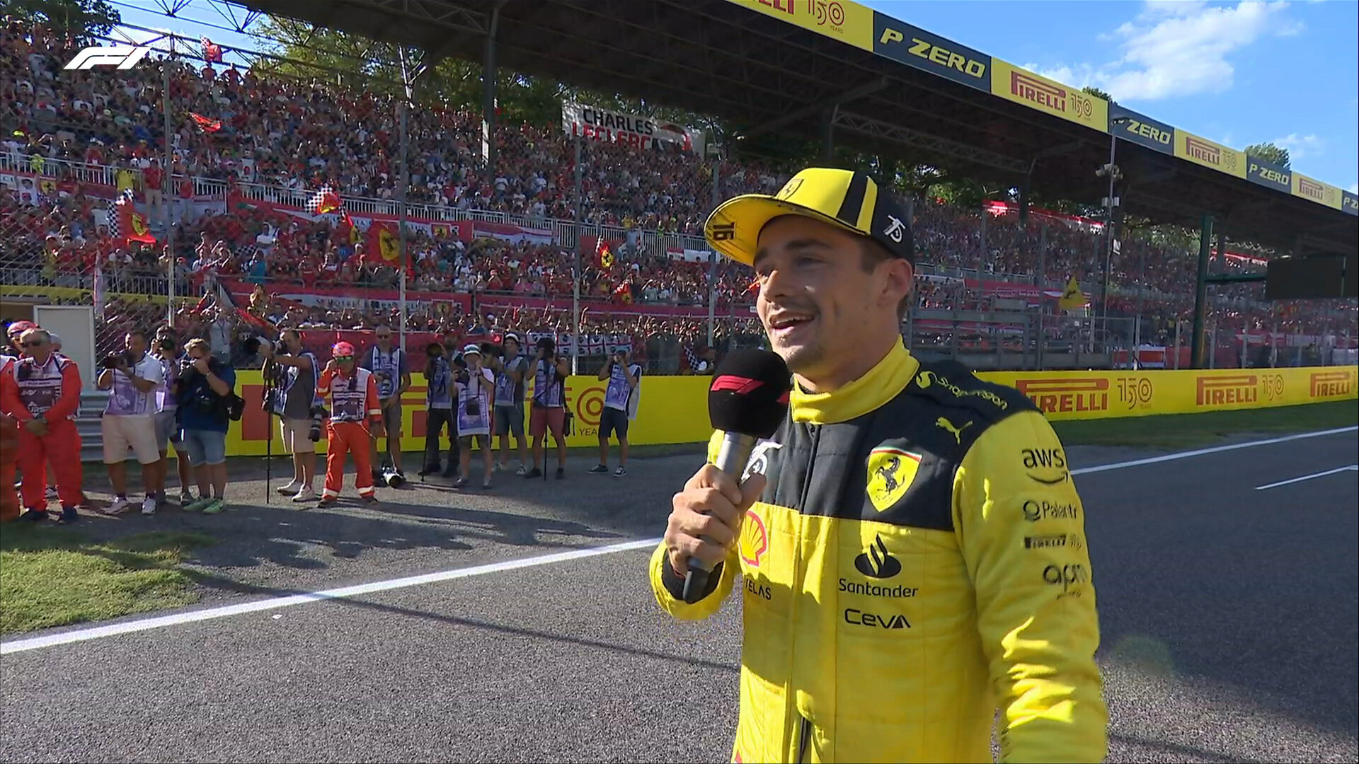 Charles Leclerc kwalificatie Monza 2022