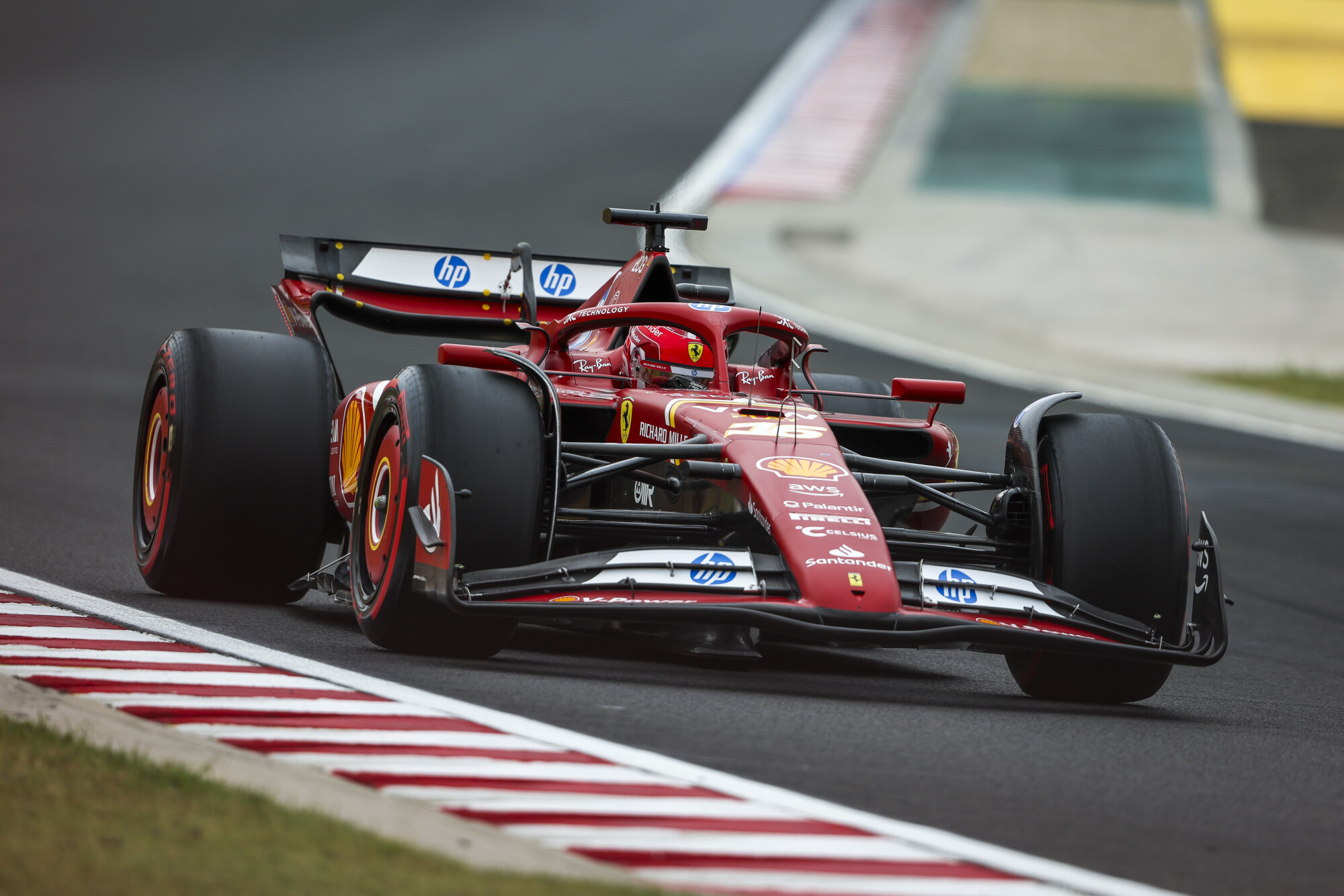 charles leclerc ferrari 2024 hongarije