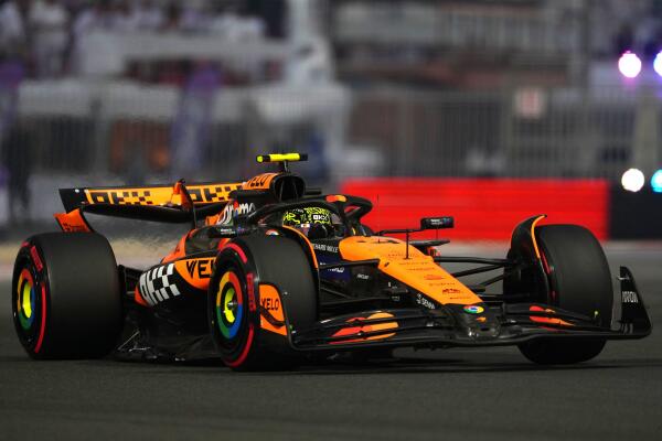 Lando Norris Abu Dhabi 2024 Vrijdag