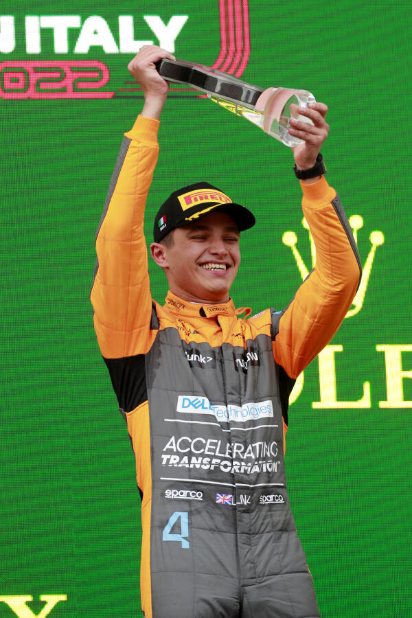 Lando Norris podium 2022