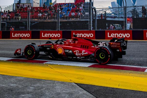 charles leclerc 2023 singapore zaterdag