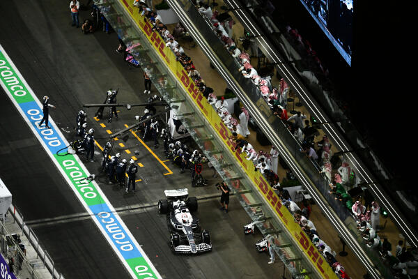 Pitstop Pierre Gasly Grand Prix Saoedi-Arabië 2022