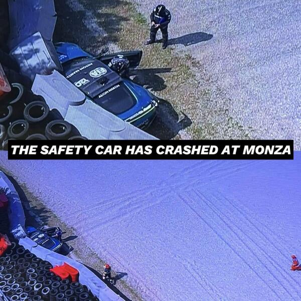Safety Car crasht in Monza