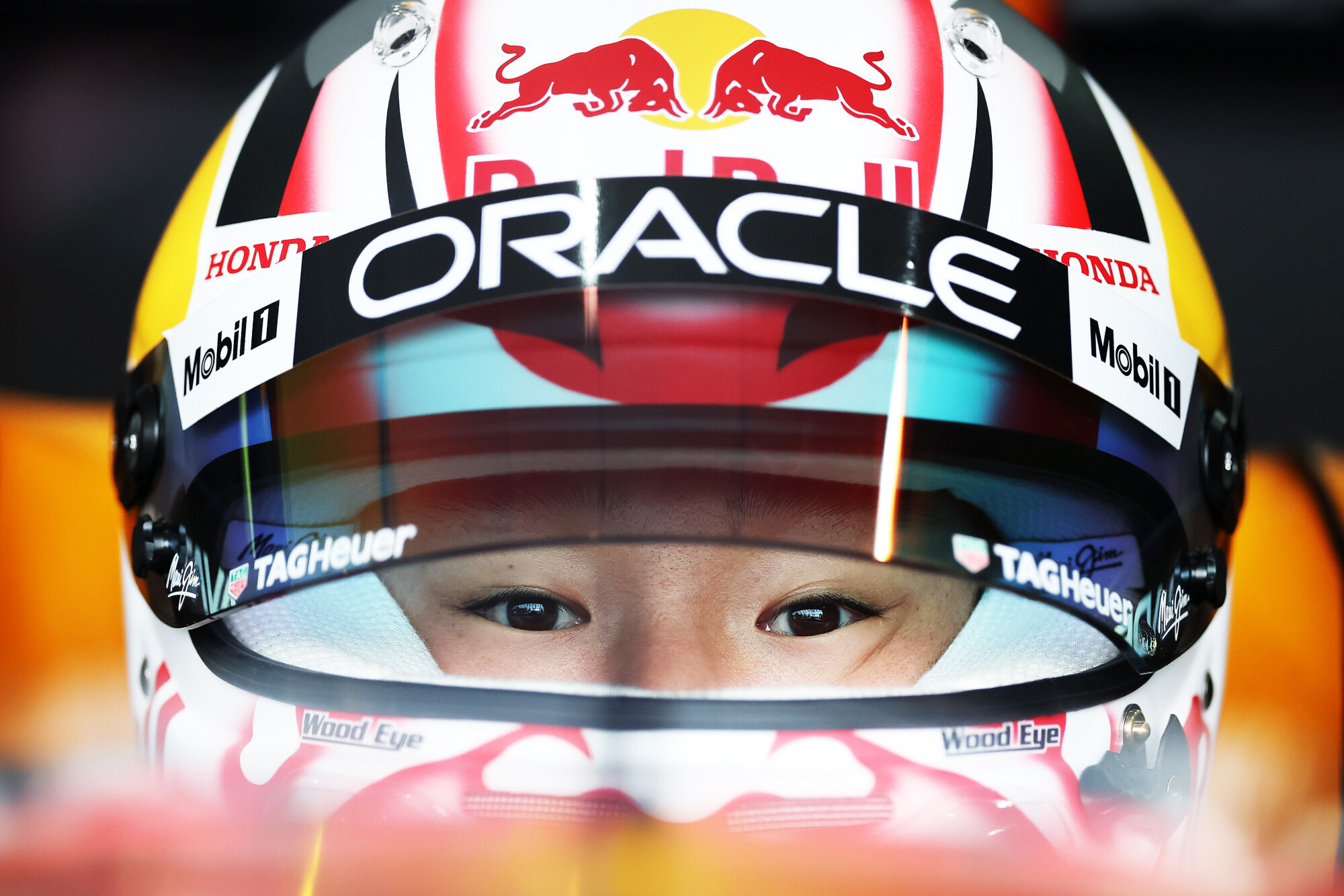 Yuki Tsunoda helm open, Japan, 2025