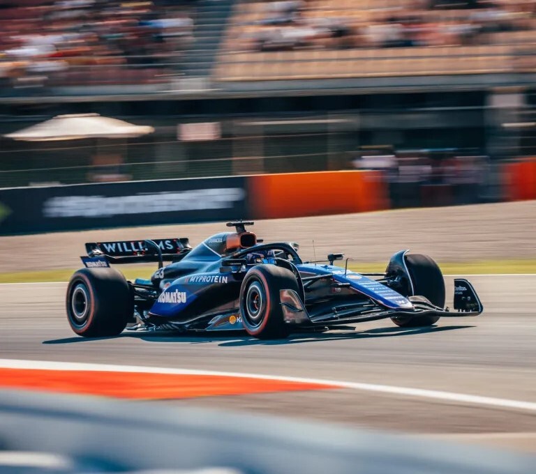 Albon williams auto spanje