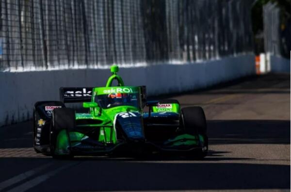 Rinus Veekay openingsrace IndyCar 2024