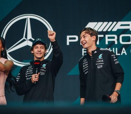 George Russell Kimi Antonelli SPA 2025