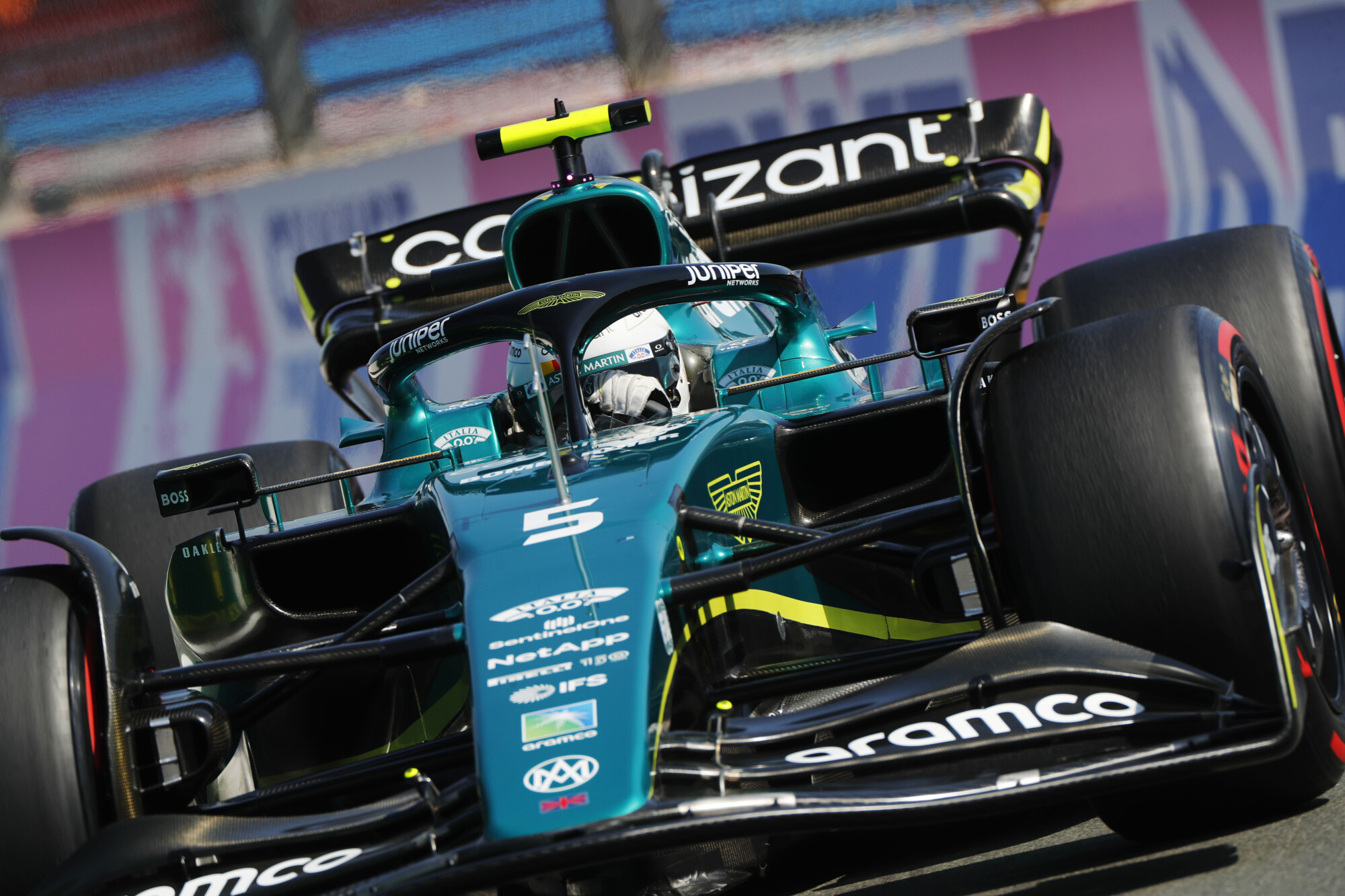 Vettel Aston Martin Frankrijk