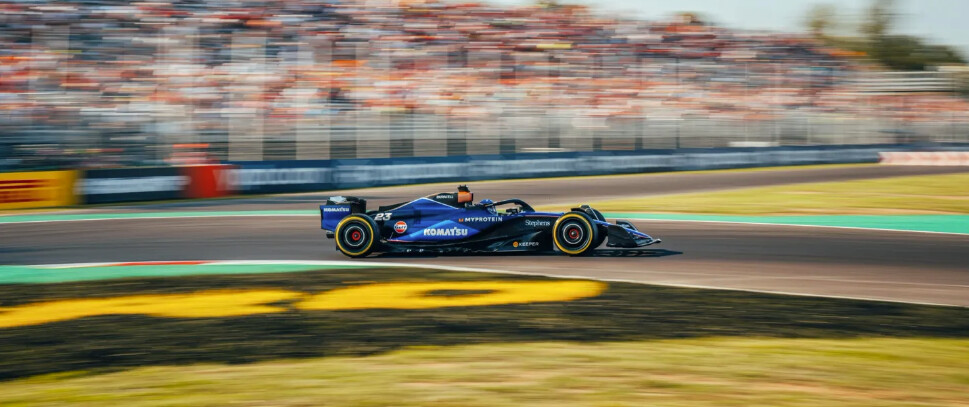 Albon Williams Monza banner