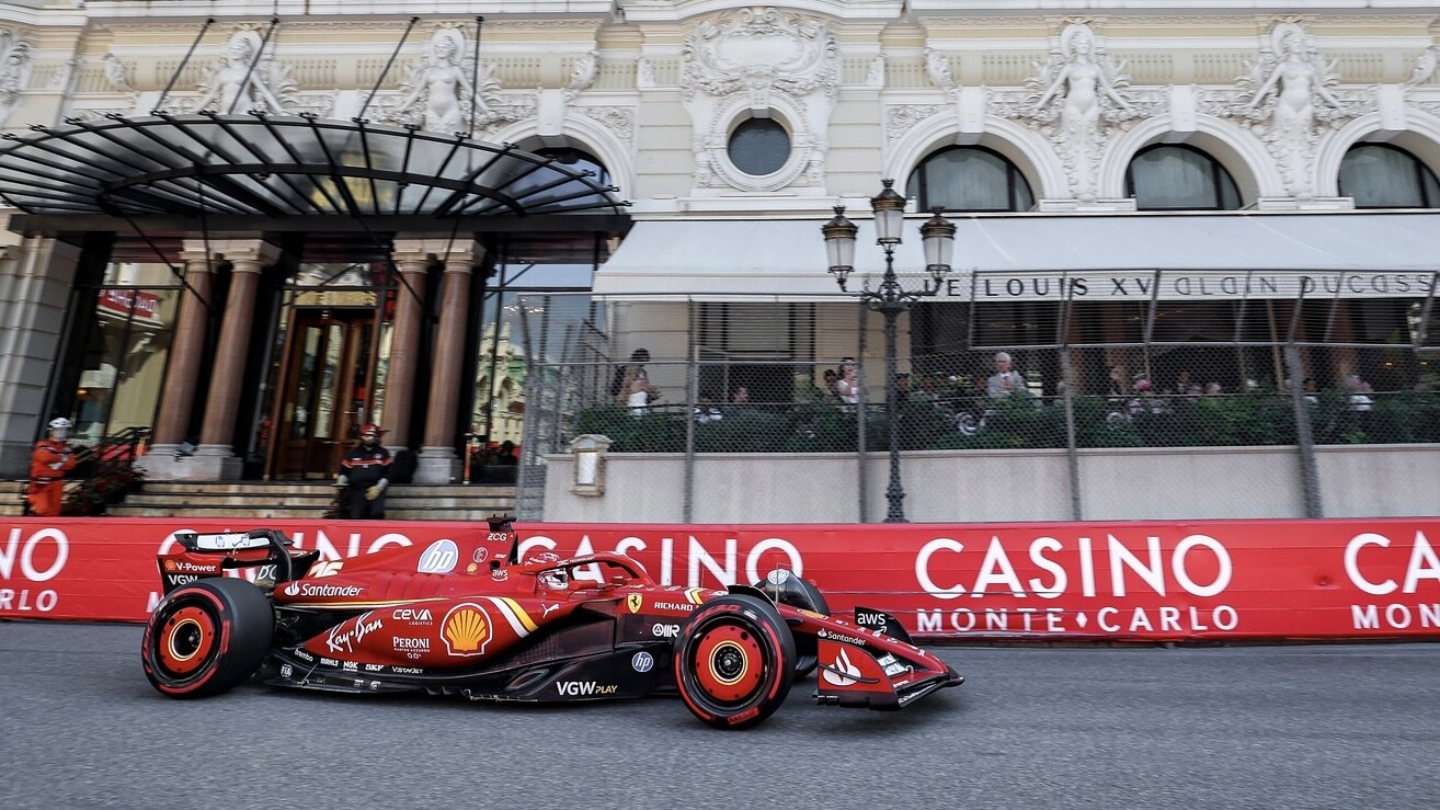 Charles Leclerc casino Monaco 2024