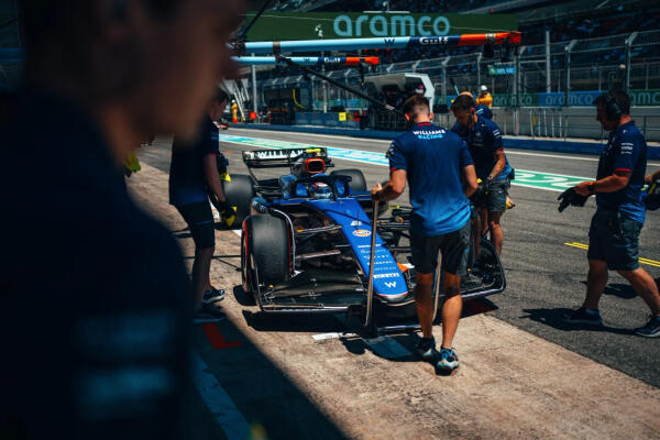williams sargeant auto spanje pits