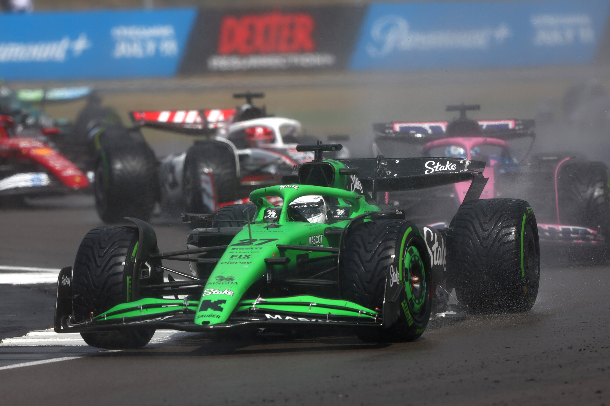 Nico Hülkenberg auto zondag Silverstone 2025