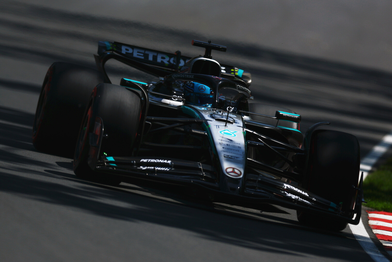 George Russell zaterdag Canada 2025