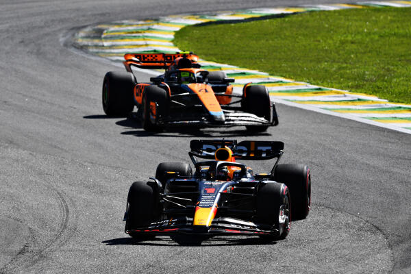 Norris en Verstappen Brazilië 2023