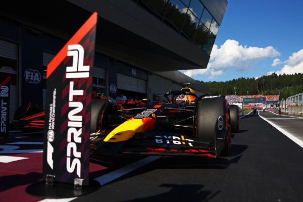 Verstappen eerste sprintkwalificatie Oostenrijk 2024
