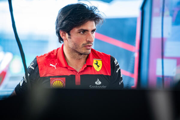 Sainz - uit auto - Oostenrijk 2022