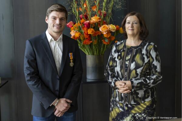 Max Verstappen Orde van Nassau Copyright Verstappencom