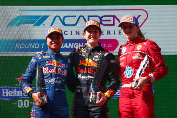 top 3 race 1 F1 Academy China