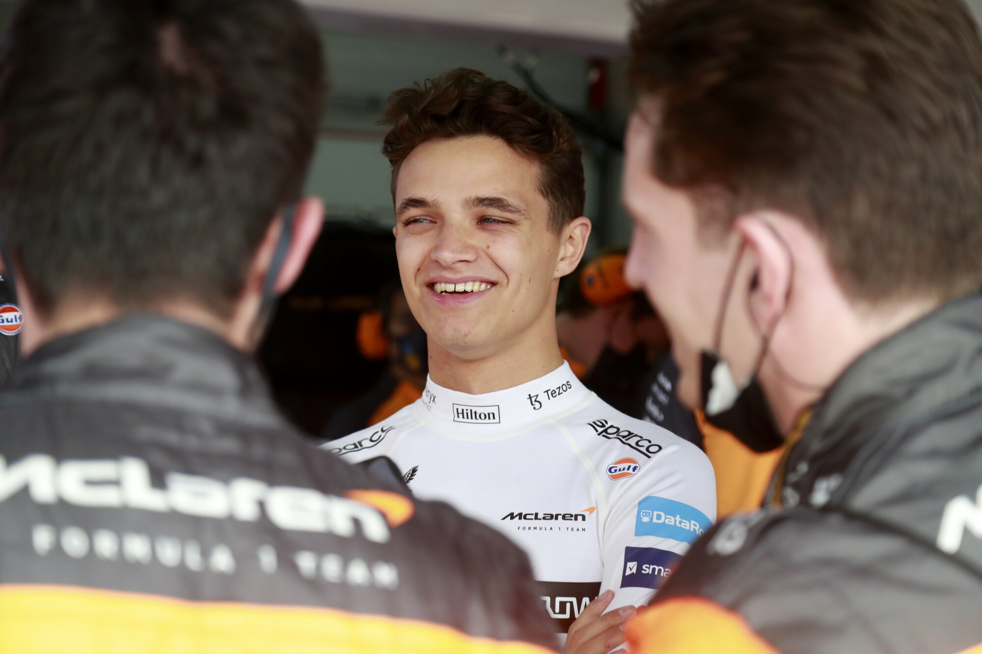 Lando Norris McLaren zaterdag