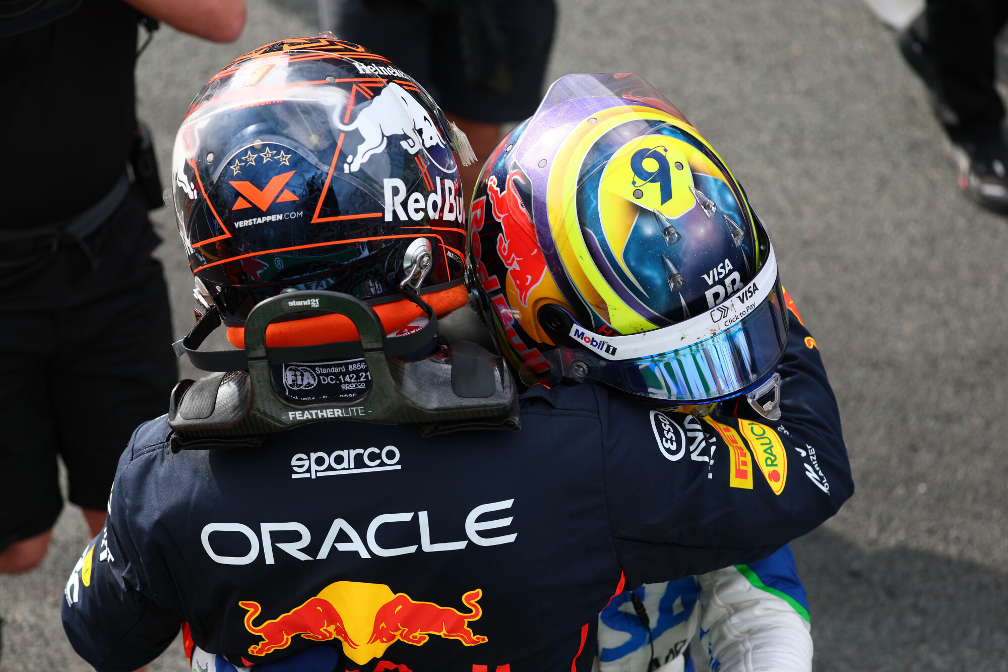 Max Verstappen en Isack Hadjar Zandvoort 2025