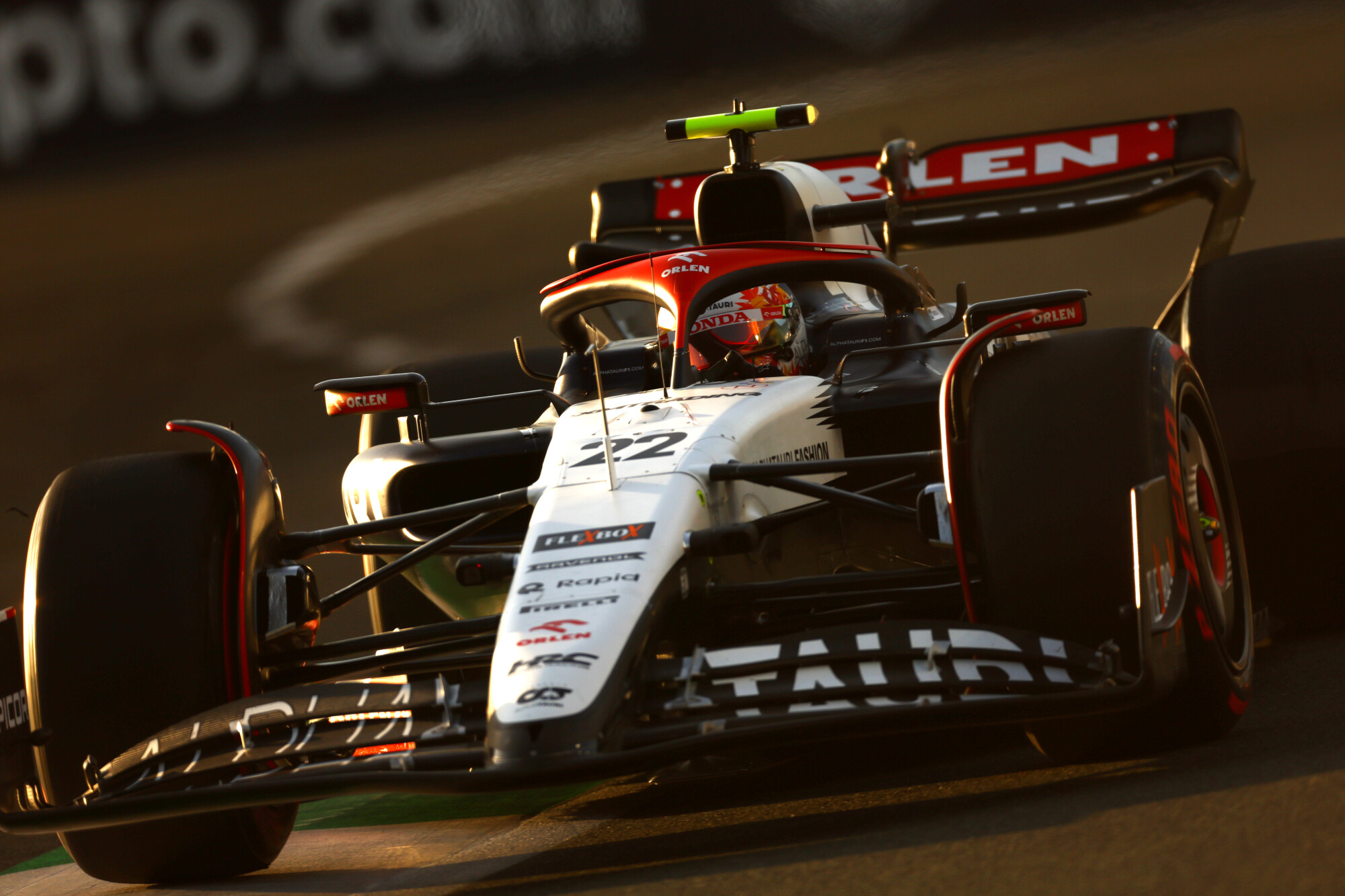 Yuki Tsunoda auto Jeddah 2023