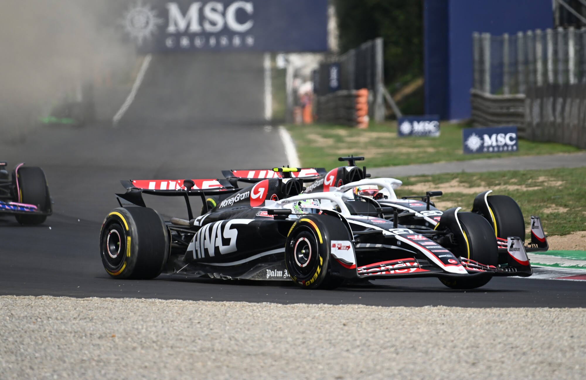 Hulkenberg Magnussen Haas Italië race 2024