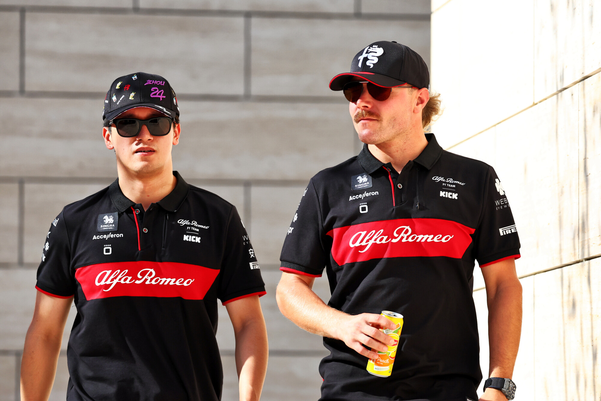 valtteri bottas guanyu zhou 2023 qatar